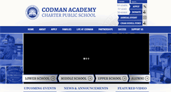 Desktop Screenshot of codmanacademy.org